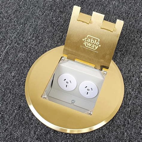 shallow floor outlet box